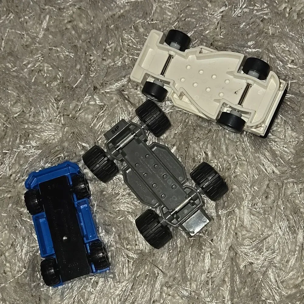 LEGO DUPLO tyco car LOT custom pieces vintage white black blue as seen kids toy